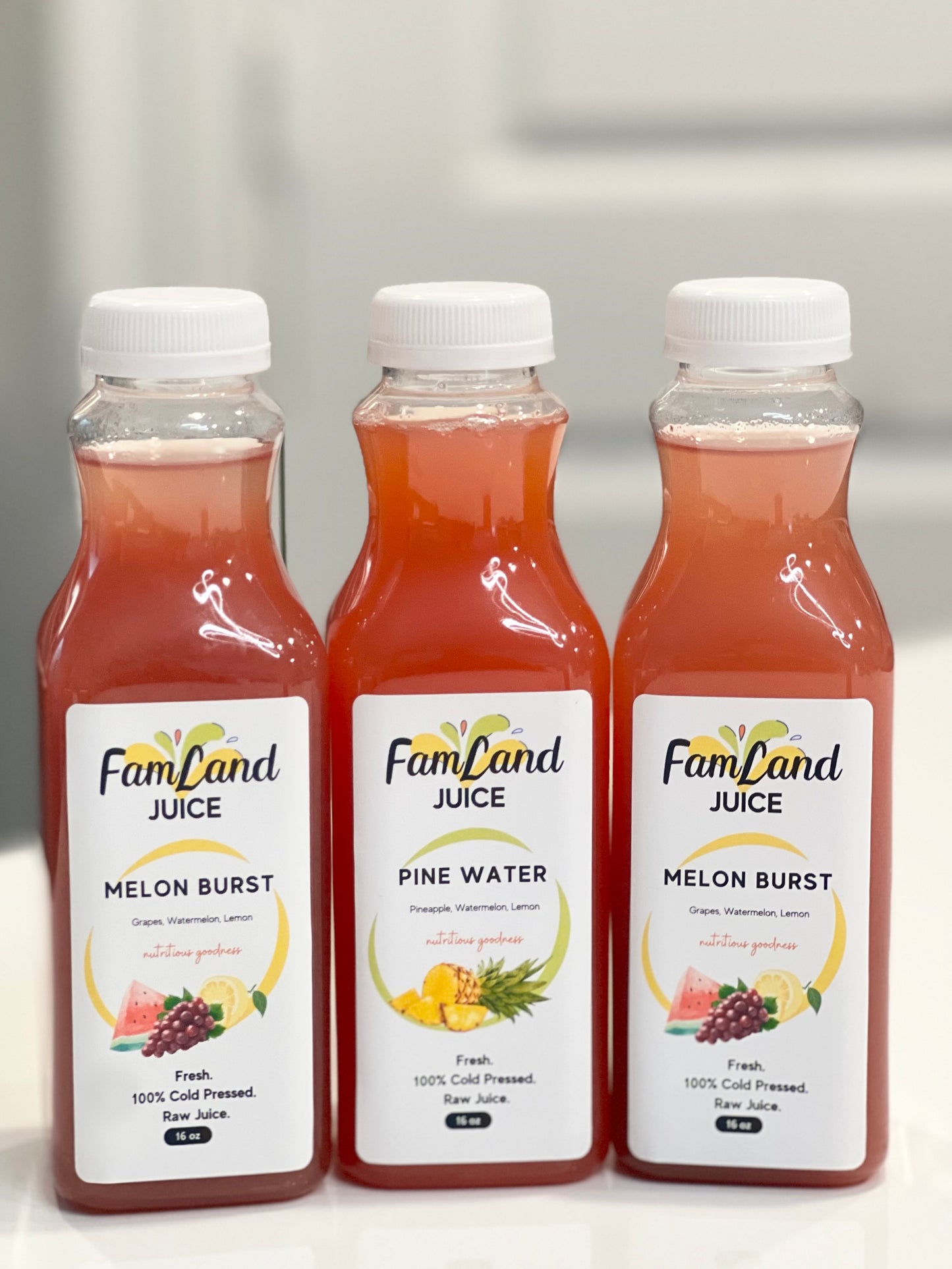 FLJ 6~Pack (6 bottles of 16oz cold pressed juice).